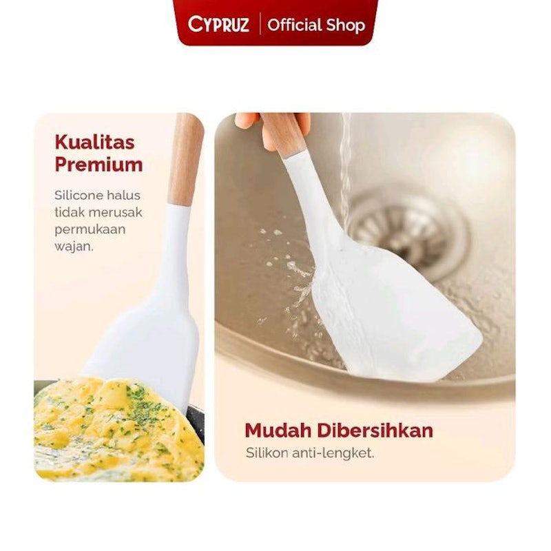 Cypruz Silicone Solid Turner 3