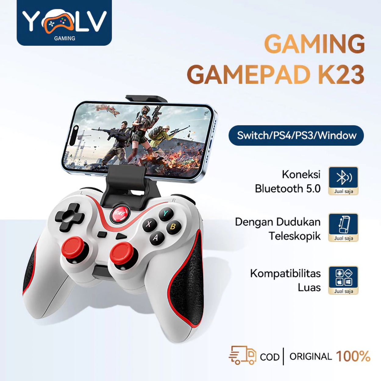 YLV Gaming Gamepad K23