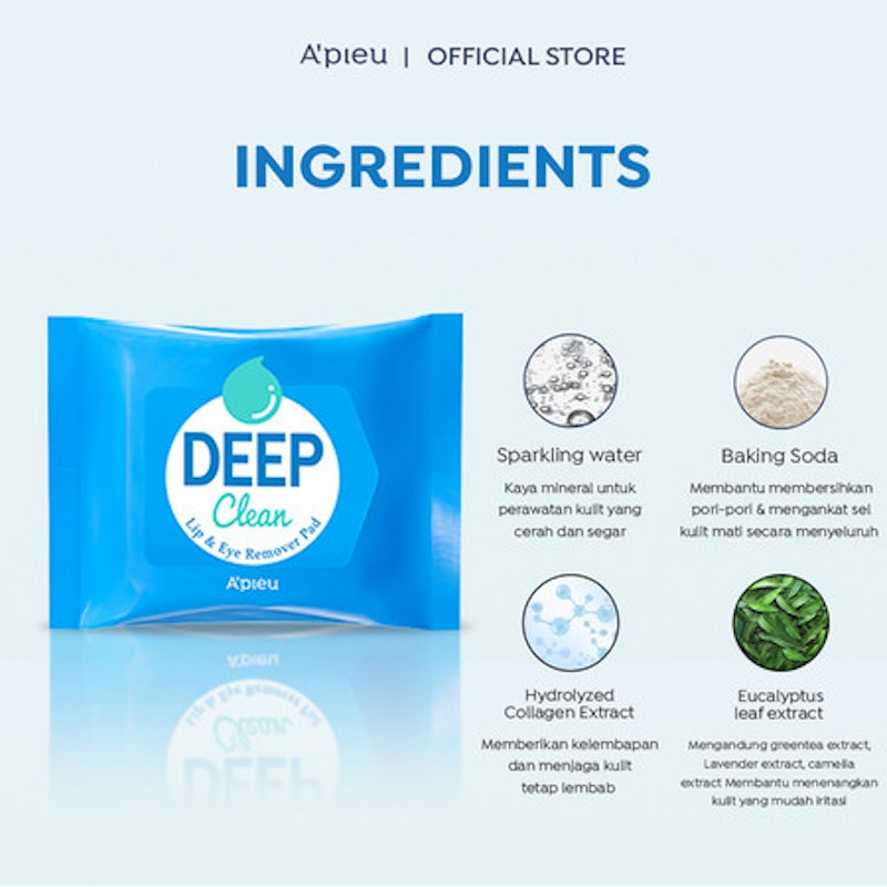 Deep Clean Lip & Eye Remover Pad 2