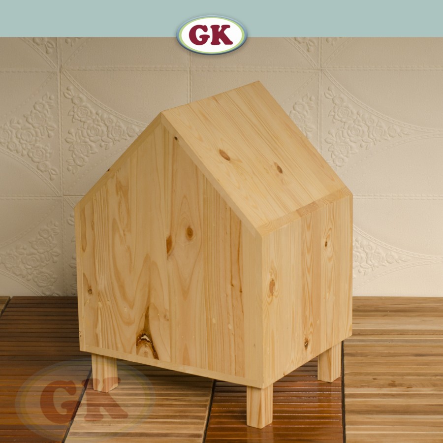 Rumah Kucing Kayu Jati BRK643