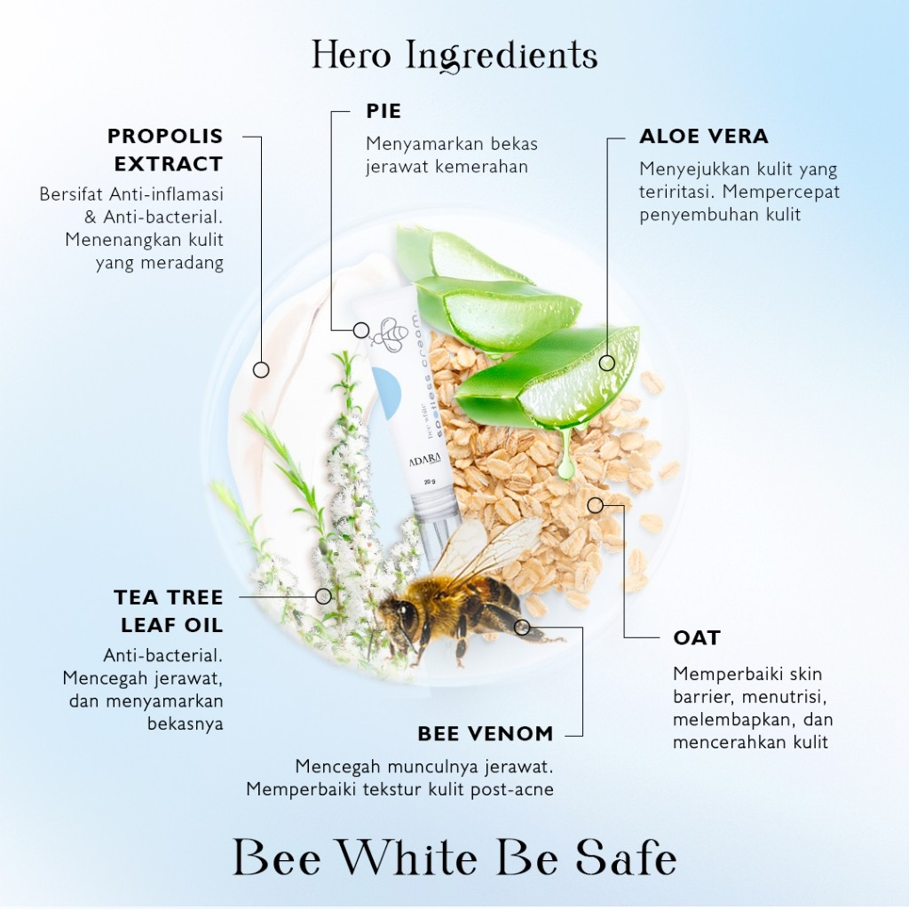 Adara Cosmetic and Beauty Care Adara Cosmetics Bee White Spotless Cream