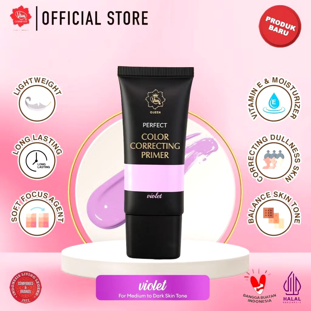 VITAPHARM Viva Perfect Color Correcting Primer Violet 