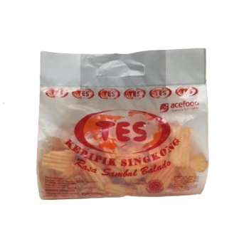 TES Keripik Singkong Rasa Sambal Balado 250g 1