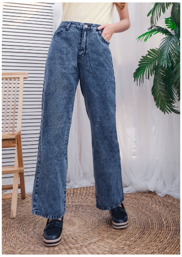 HW Celana Jeans Panjang Wanita Jumbo Model Boyfriend 4