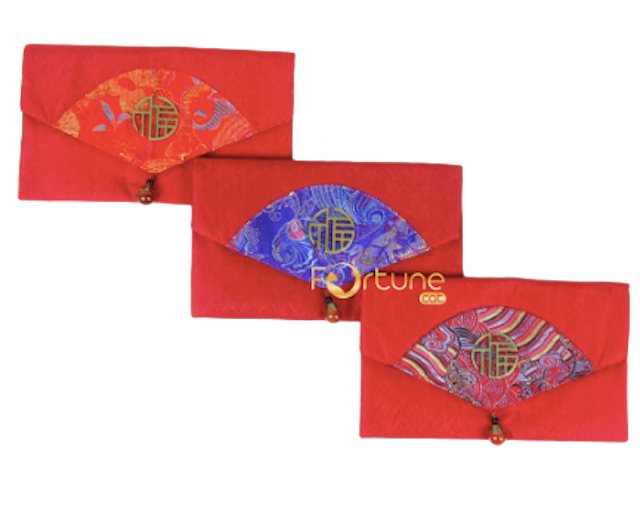 Angpao Imlek 2024 Kain Kipas Fu 1