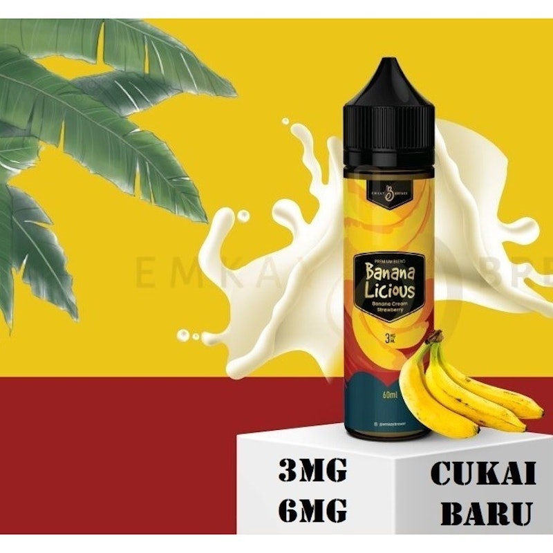 Emkay Bananalicious Banana Cream Strawberry 2