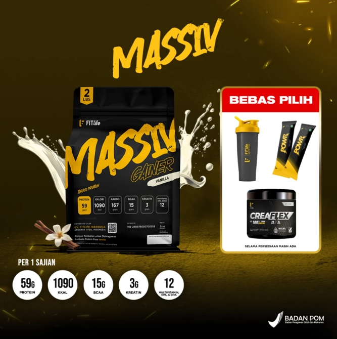 FITlife Indonesia FITlife Massiv Gainer Vanilla