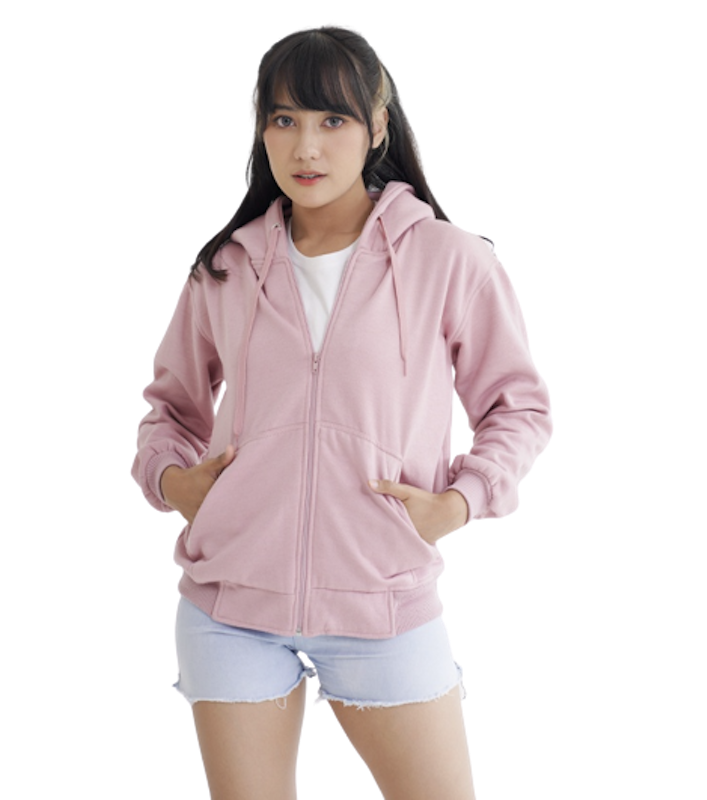 Zipper Dusty Pink 1