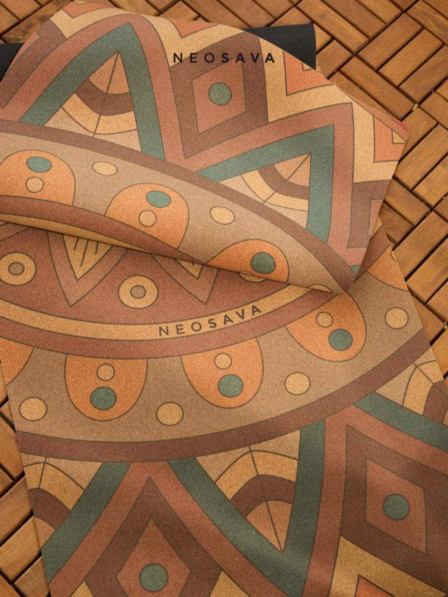  NEOSAVA Matras Yoga Cork Earthgrip Mat