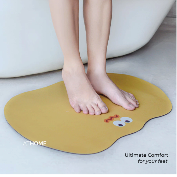 Mitraruma Athome Emoji Bath Mat 