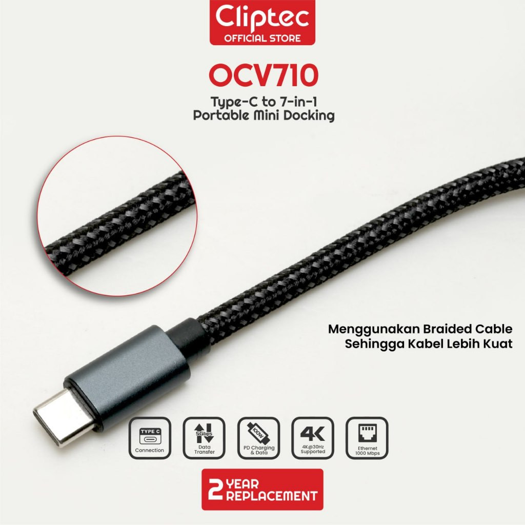 Cliptec Type-C Mini Docking OCV710