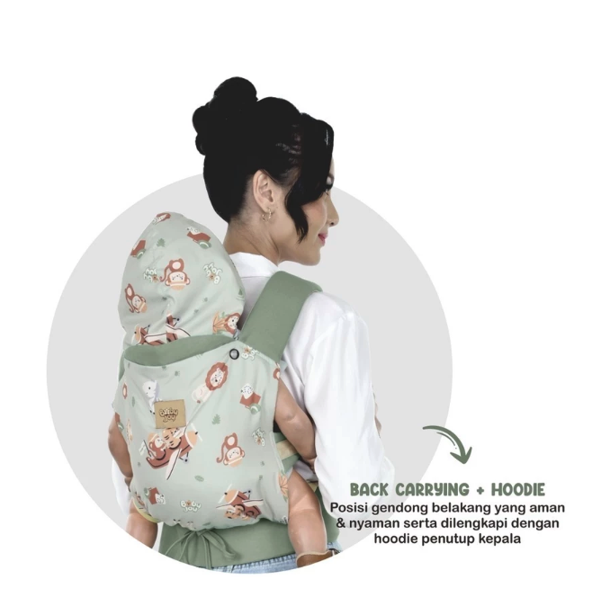 Baby Joy Baby Joy Gendongan SSC M Shape Jungle Joy Series BJG3073