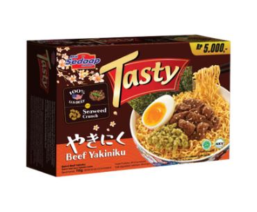 Mie Sedaap Tasty Mie Instan Beef Yakiniku