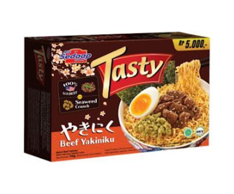 Mie Sedaap Tasty Mie Instan Beef Yakiniku 1