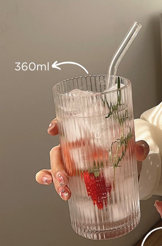 House of Fragile TATSU Gelas Kaca Stripe