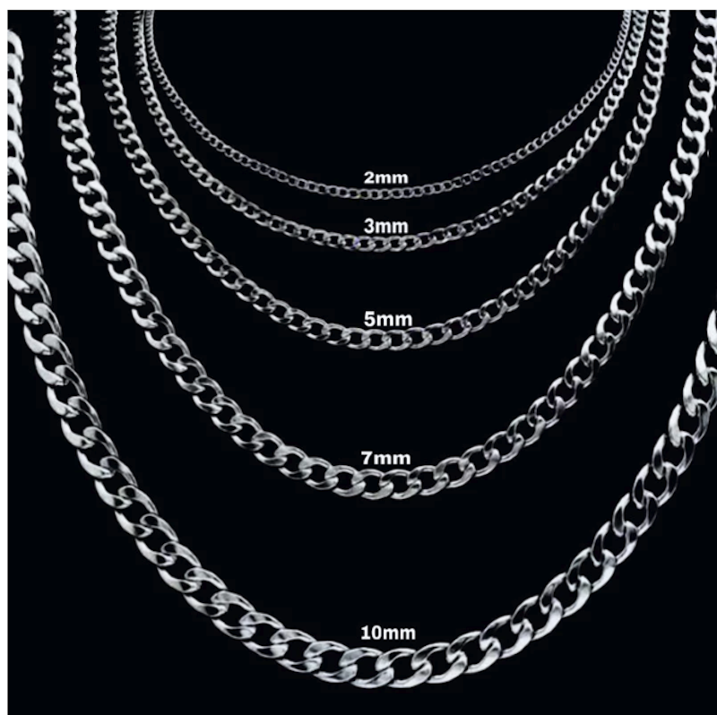 The Goats Dept Titanium Silver Chain Necklace 3