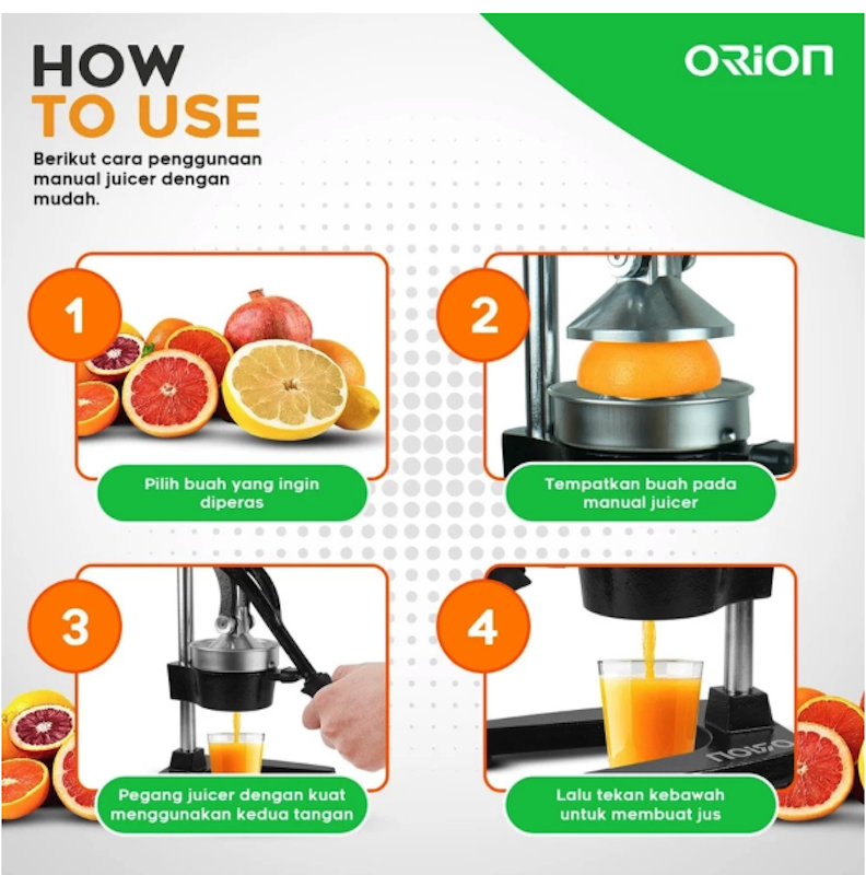 Orion Manual Juicer 5