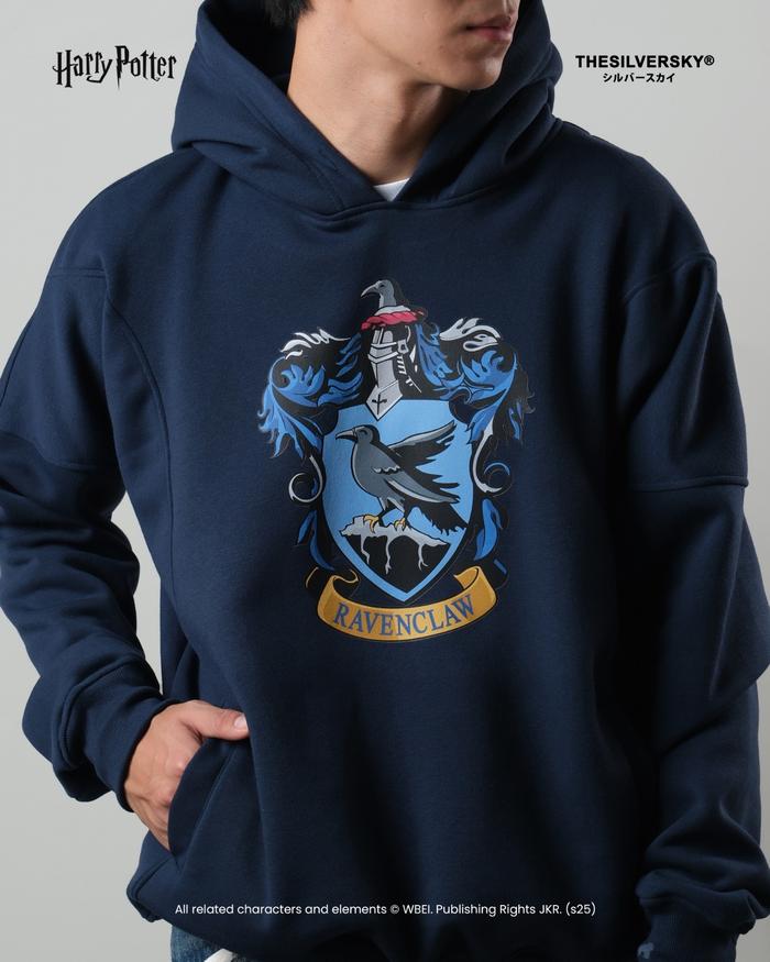 Thesilversky Thesilversky Harry Potter Hogwarts Houses Boxy Hoodie