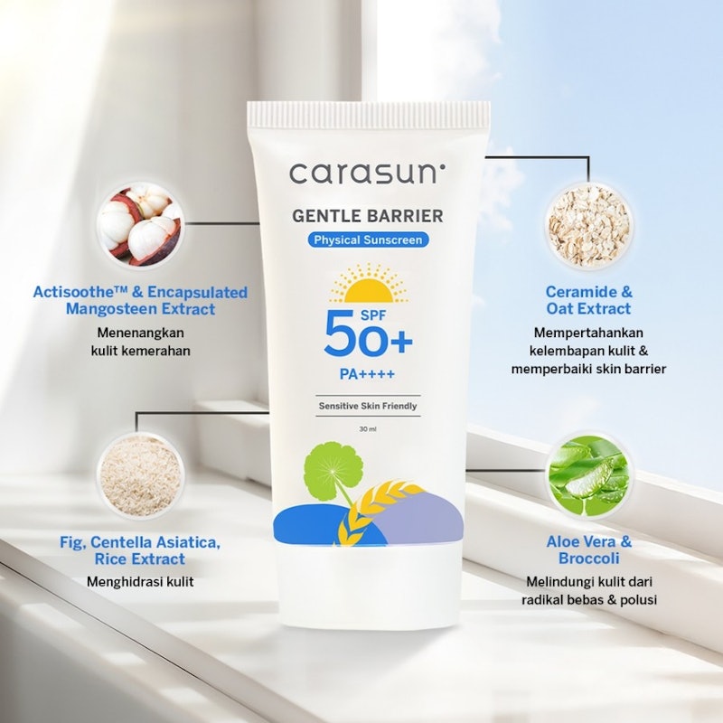 carasun® Gentle Barrier Physical Sunscreen SPF50+ PA++++ 2