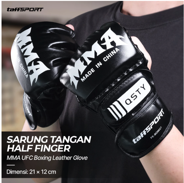 TaffSPORT Half Finger MMA UFC Boxing Gloves 2