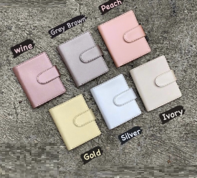  Dompet Kartu Wanita Premium Leather Custom Nama