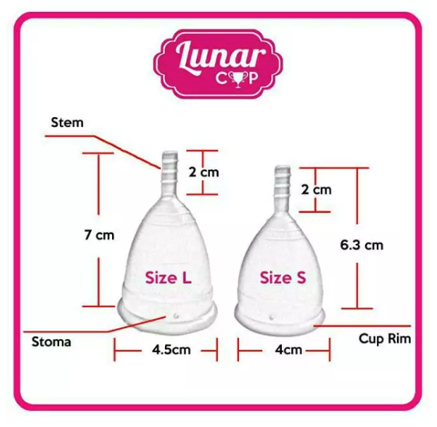  Lunar Cup Menstrual Cup