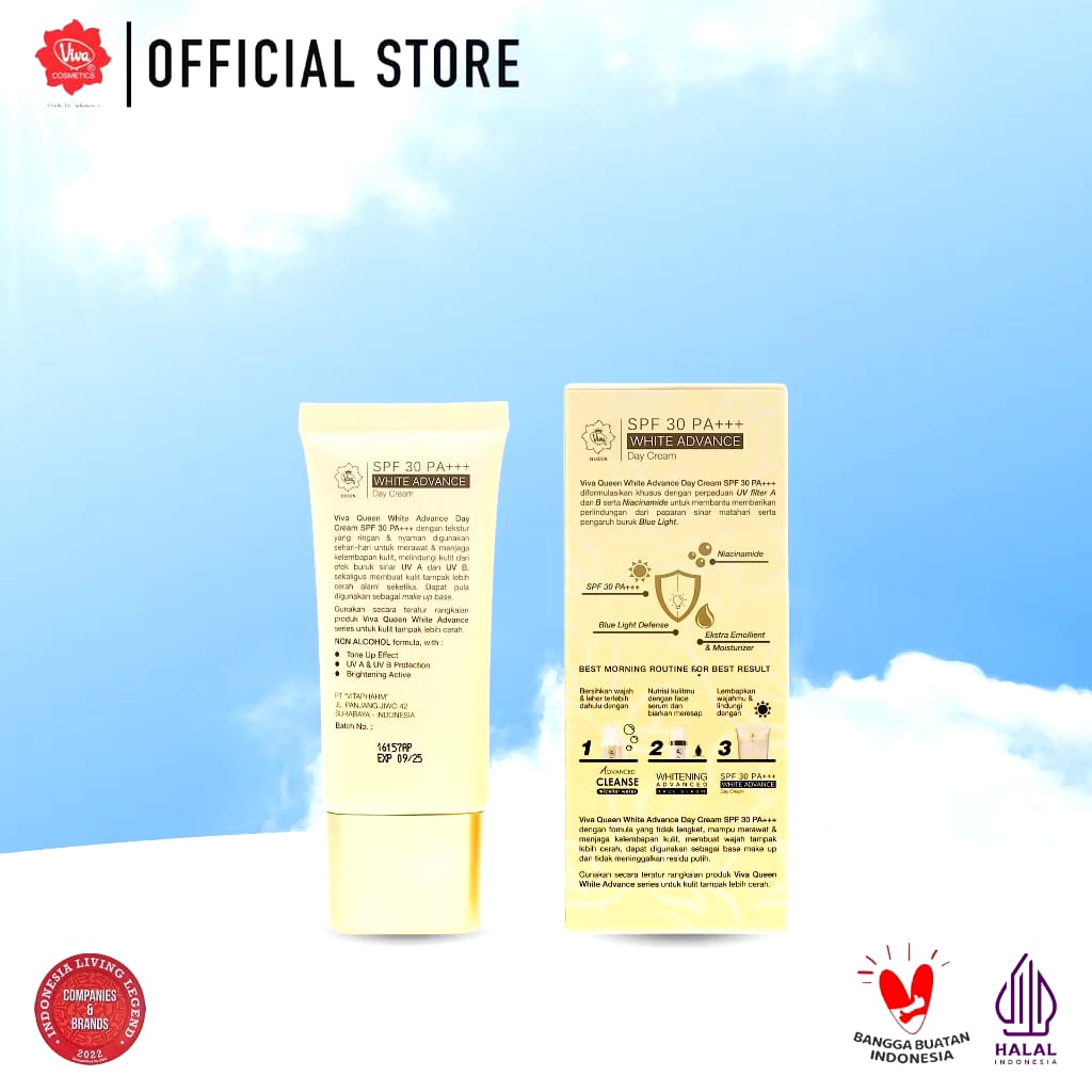 Queen White Advance Day Cream SPF 30 PA+++ 4