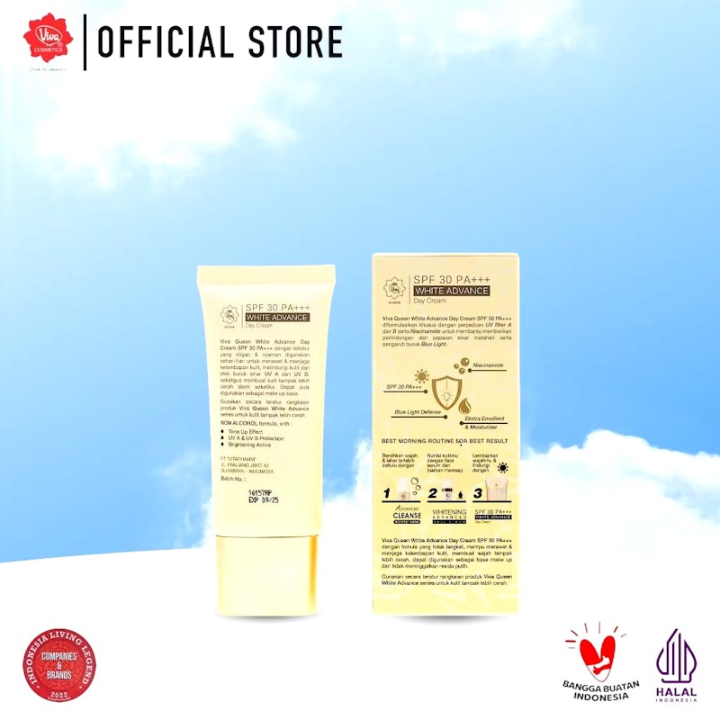 Queen White Advance Day Cream SPF 30 PA+++ 4