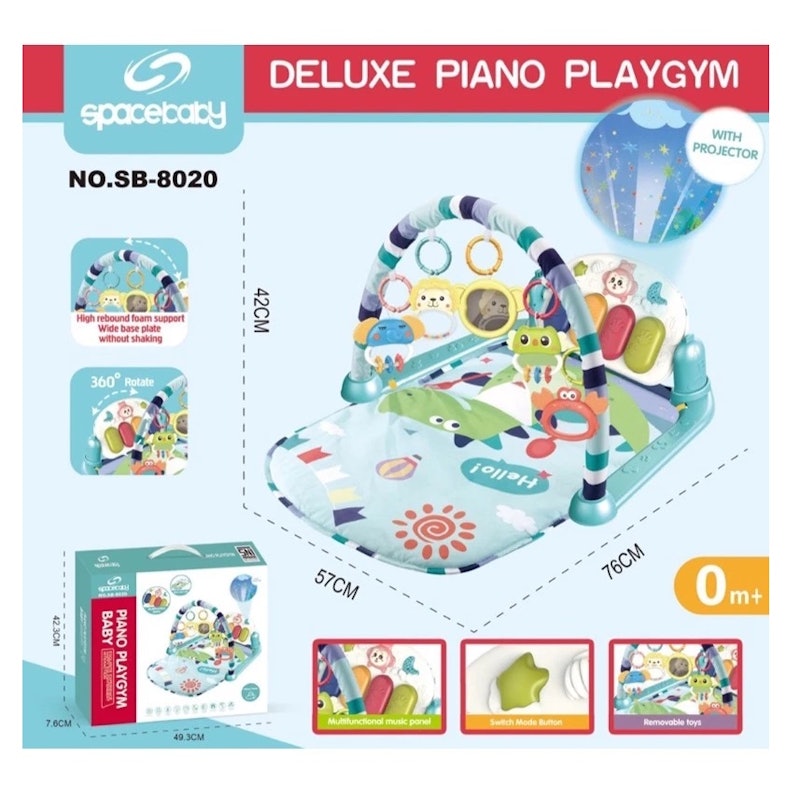 Spacebaby Piano Playgym 5