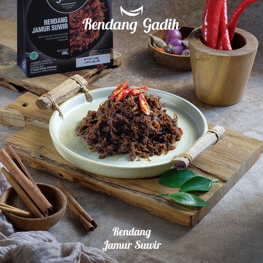 Gadih Minang Anugerah Rendang Gadih Rendang Jamur Suwir