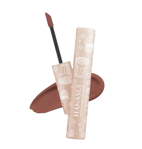 Hanasui ｜ Mattedorable Lip Cream Boba (02 Brown Sugar)