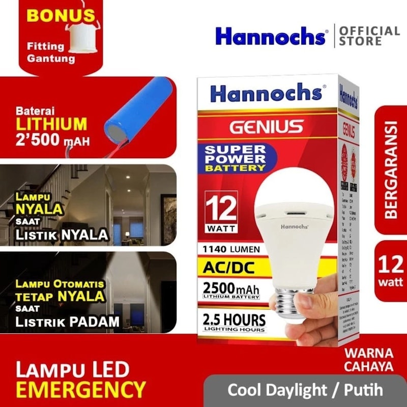 Hannochs LED GENIUS 12W 3