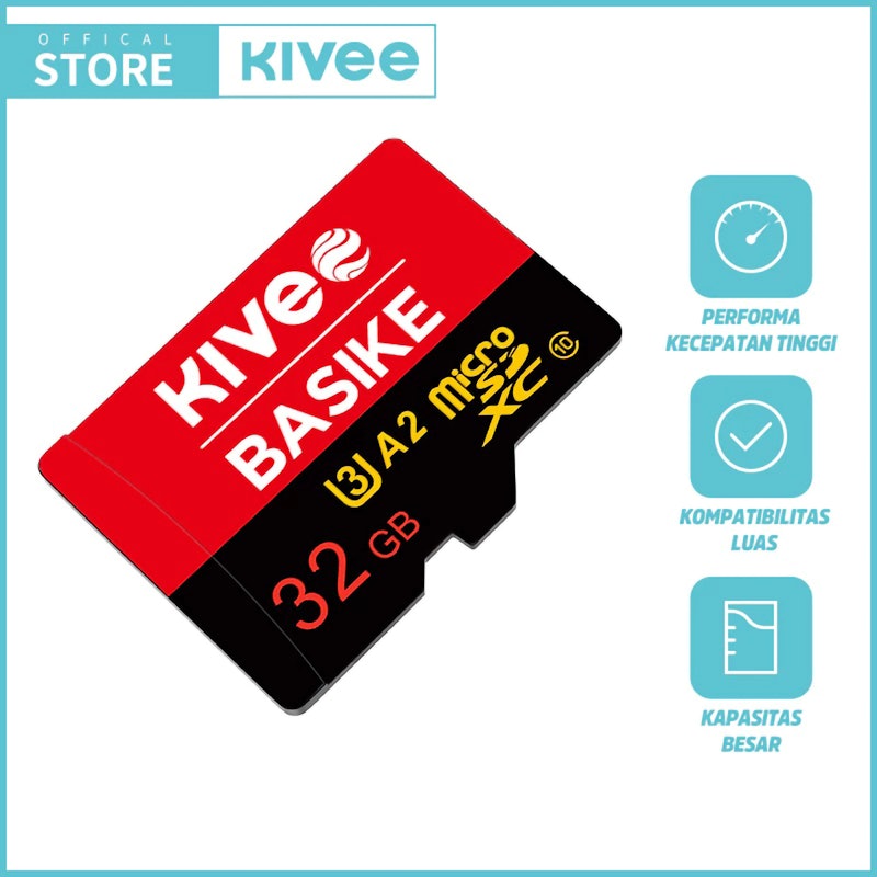 KIVEE Memory Card HP Kartu Memori SD 32 GB 3