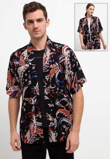 Nade KMN Kimono Unisex Batik 2