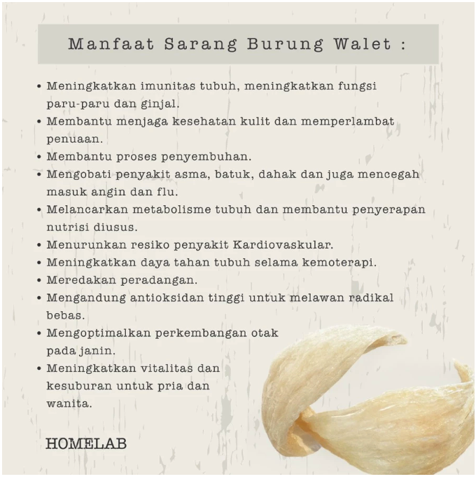  Homelab Pure Bird's Nest with Rock Sugar Goji Berry & Jujube