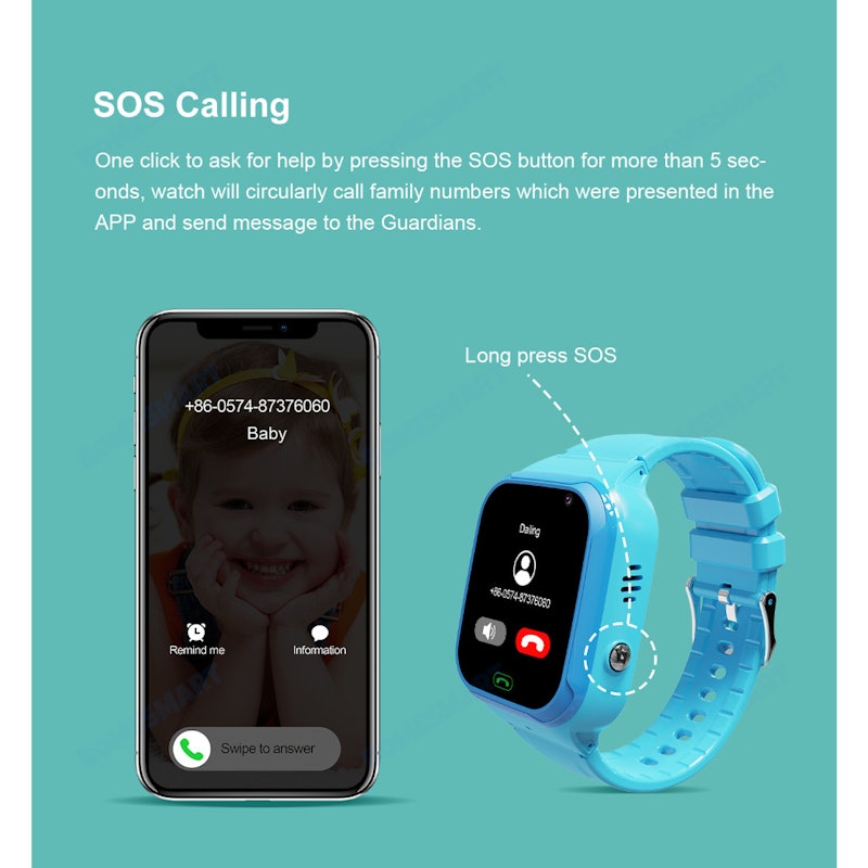 Bomesmart Kids Watch Phone 2