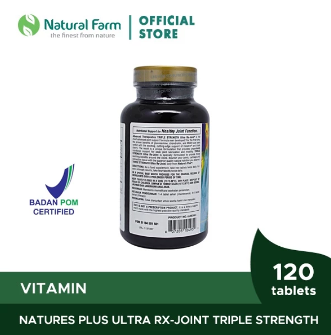 Natural's Organic Nature's Plus Ultra RX-Joint Triple Strength