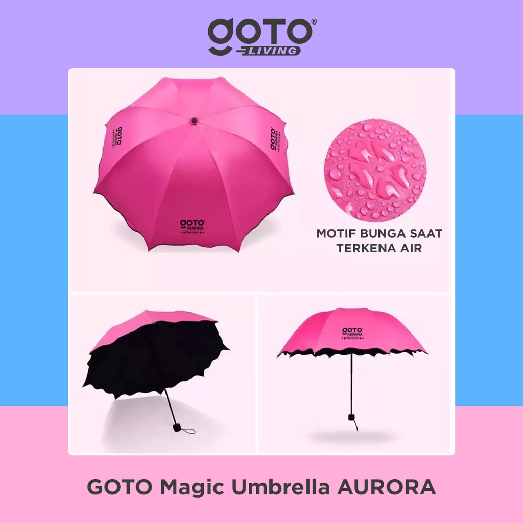 Pilar Niaga Makmur Goto Living Magic Umbrella Aurora