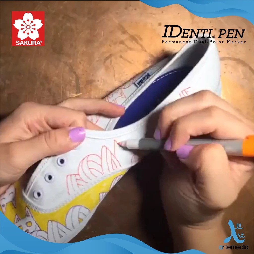 Sakura Identi Pen Permanent Dual Tip Marker 5