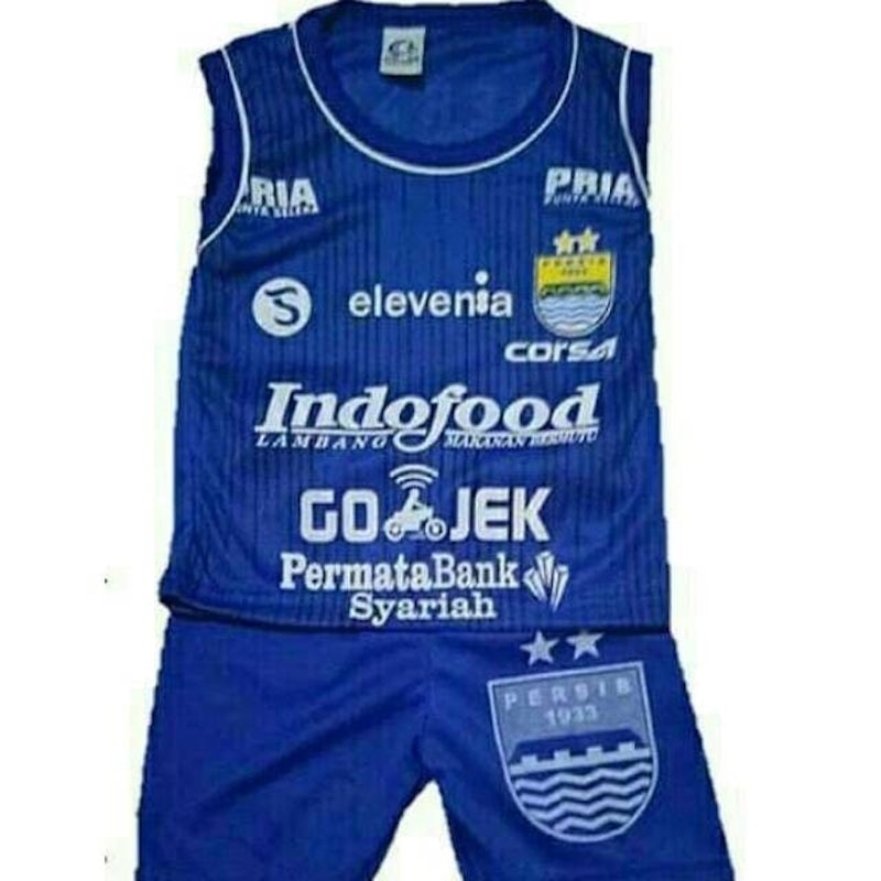 Baju Jersey Bola Setelan Anak Balita Tanpa Lengan 4