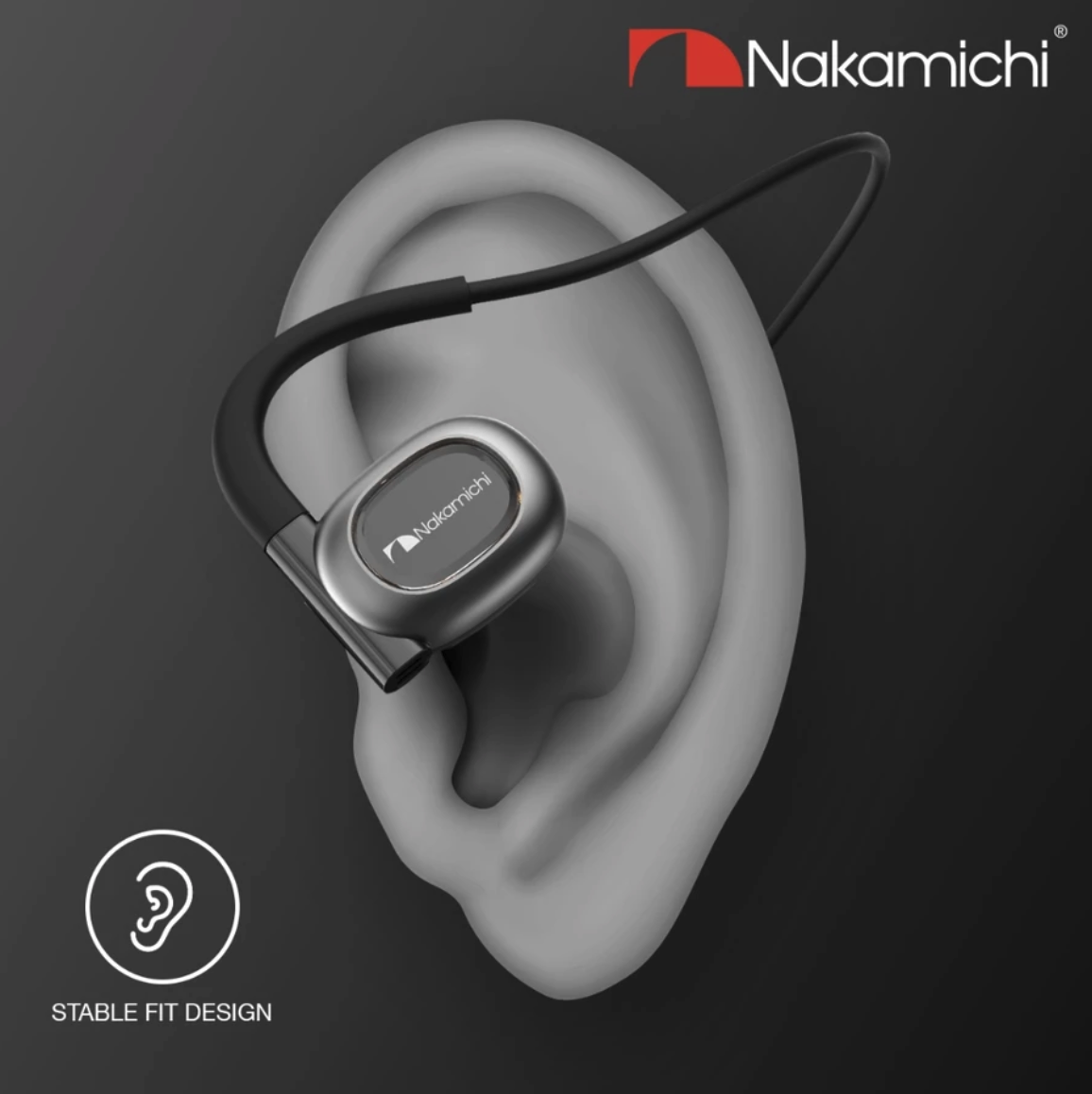 Nakamichi Research Nakamichi Open Ear Air Conduction Earphones OP-SP901
