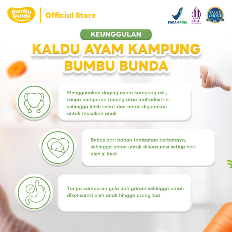 Bumbu Bunda Elia Kaldu Bubuk Rasa Ayam Kampung 50 gram 4