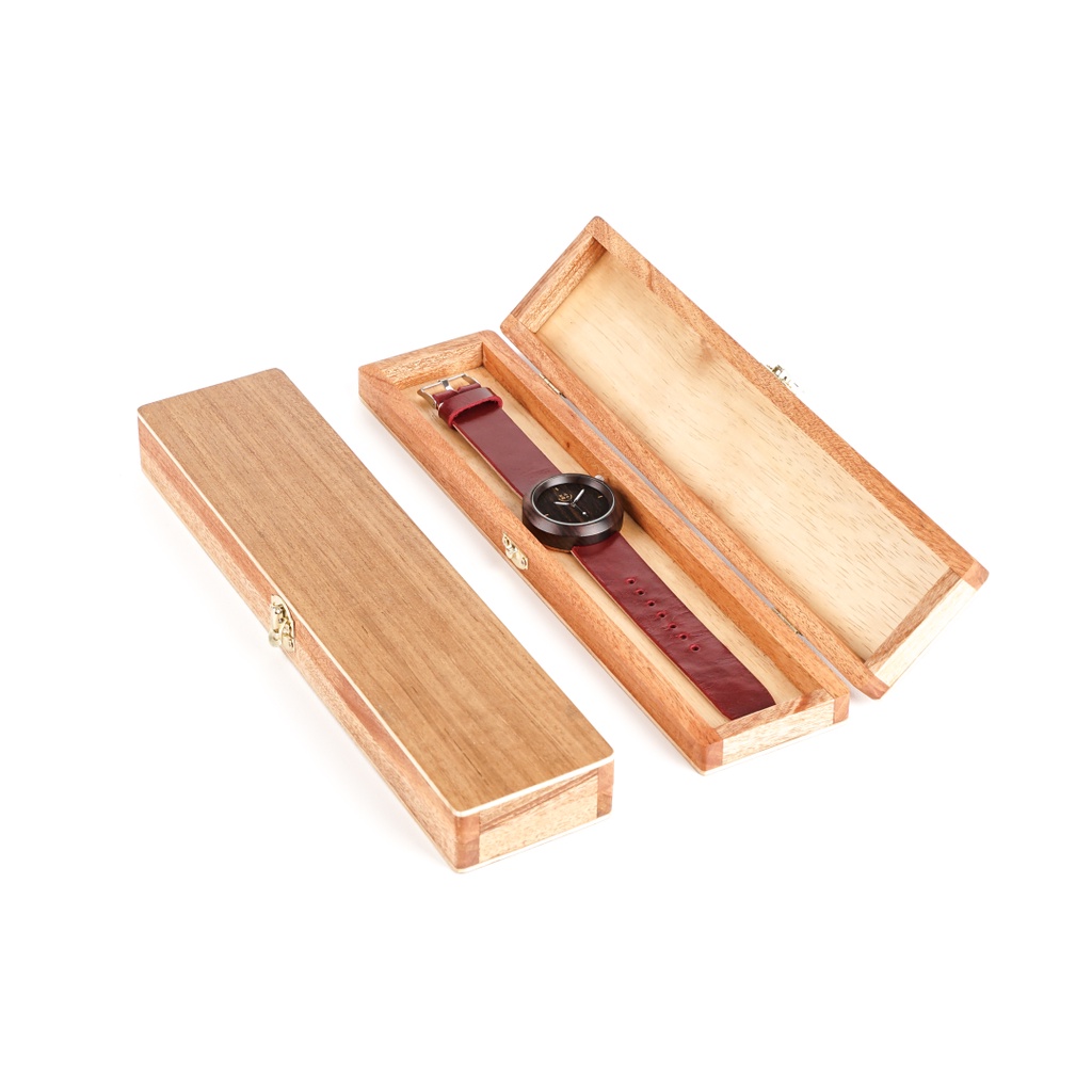 Kama Watch 2.0 Jam Tangan Kayu Jati Dial Putih