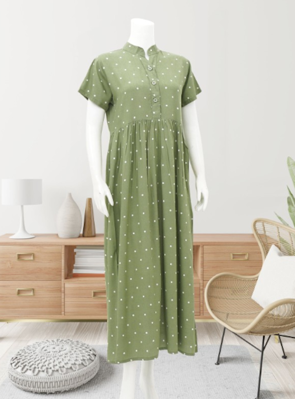 Polkadot Maxi Dress 4