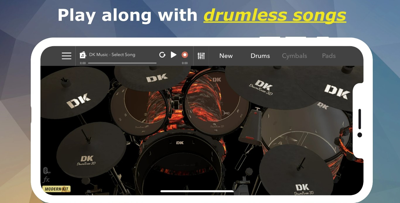 DrumKnee 3D Drums - Drum Set 3
