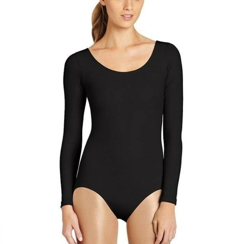 Baju Leotard Senam Balet Dewasa Tangan Panjang 1
