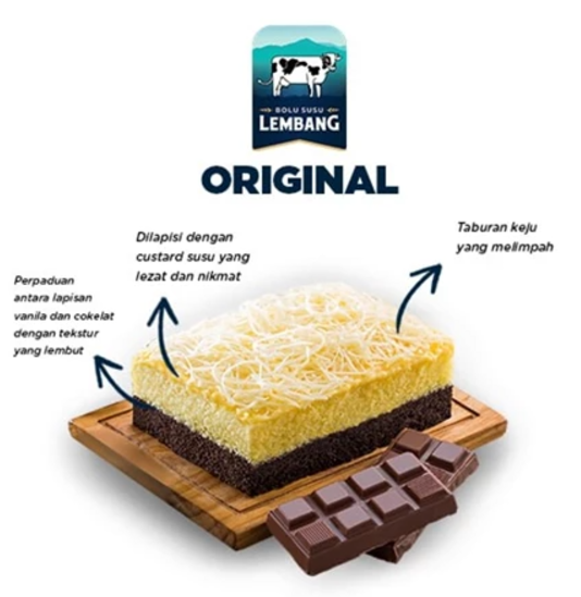 Agrinesia Raya Bolu Susu Lembang Bolu Susu Rasa Original