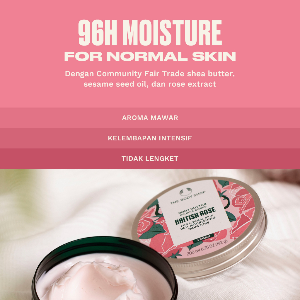 The Body Shop  New British Rose Body Butter