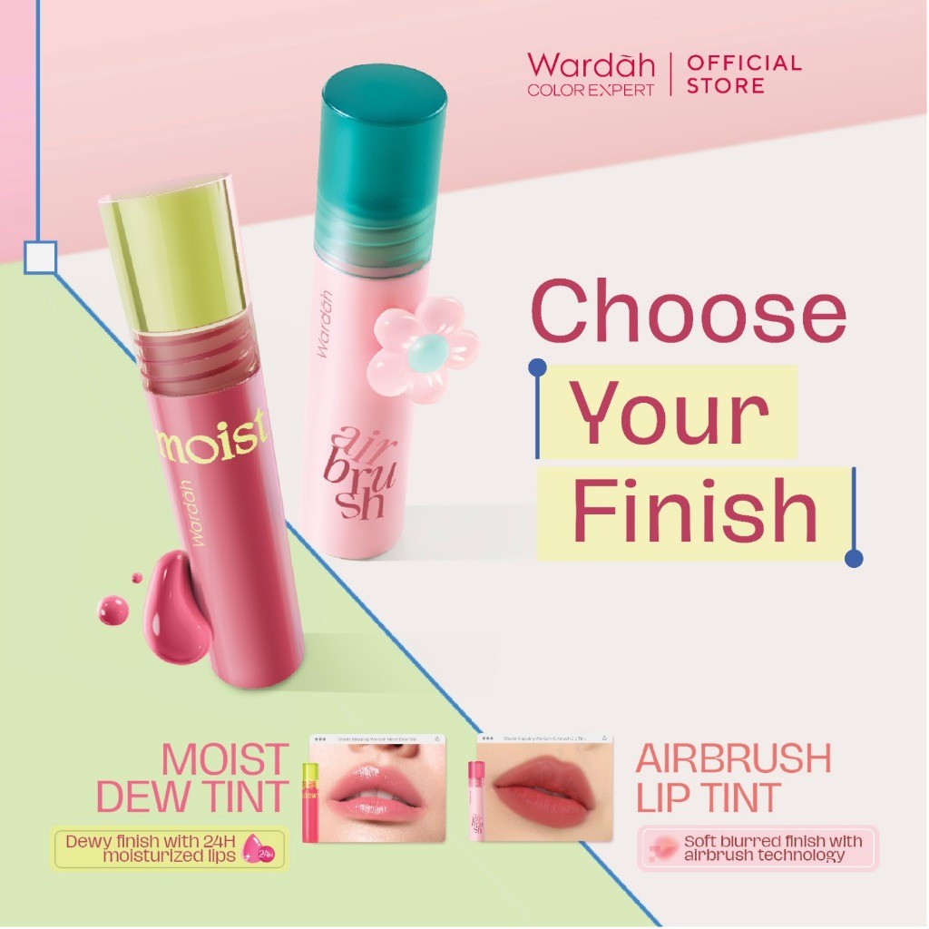 Wardah Airbrush Lip Tint 01 Roseivy