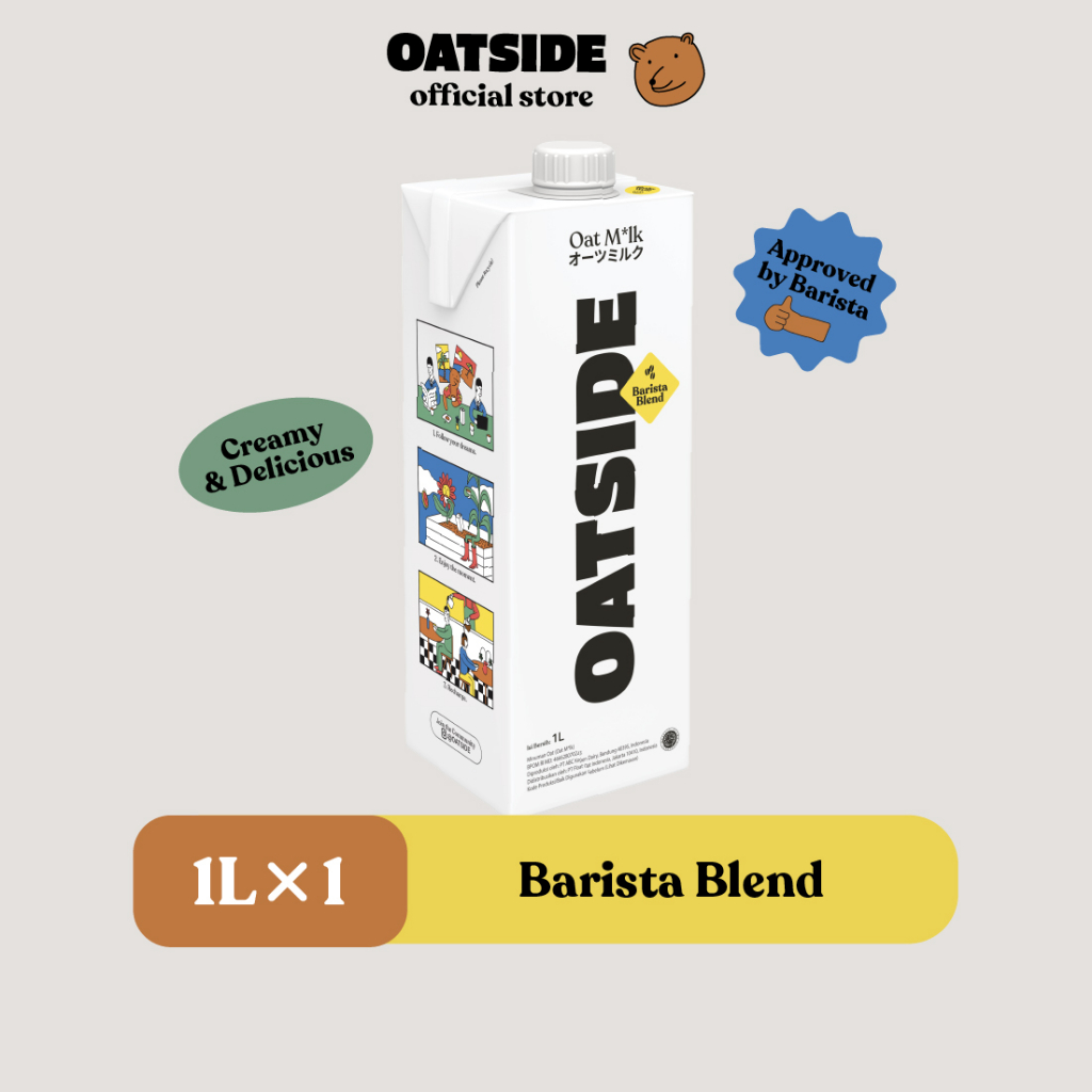 ABC Kogen Dairy Oatside Oat Milk Barista Blend 1 L